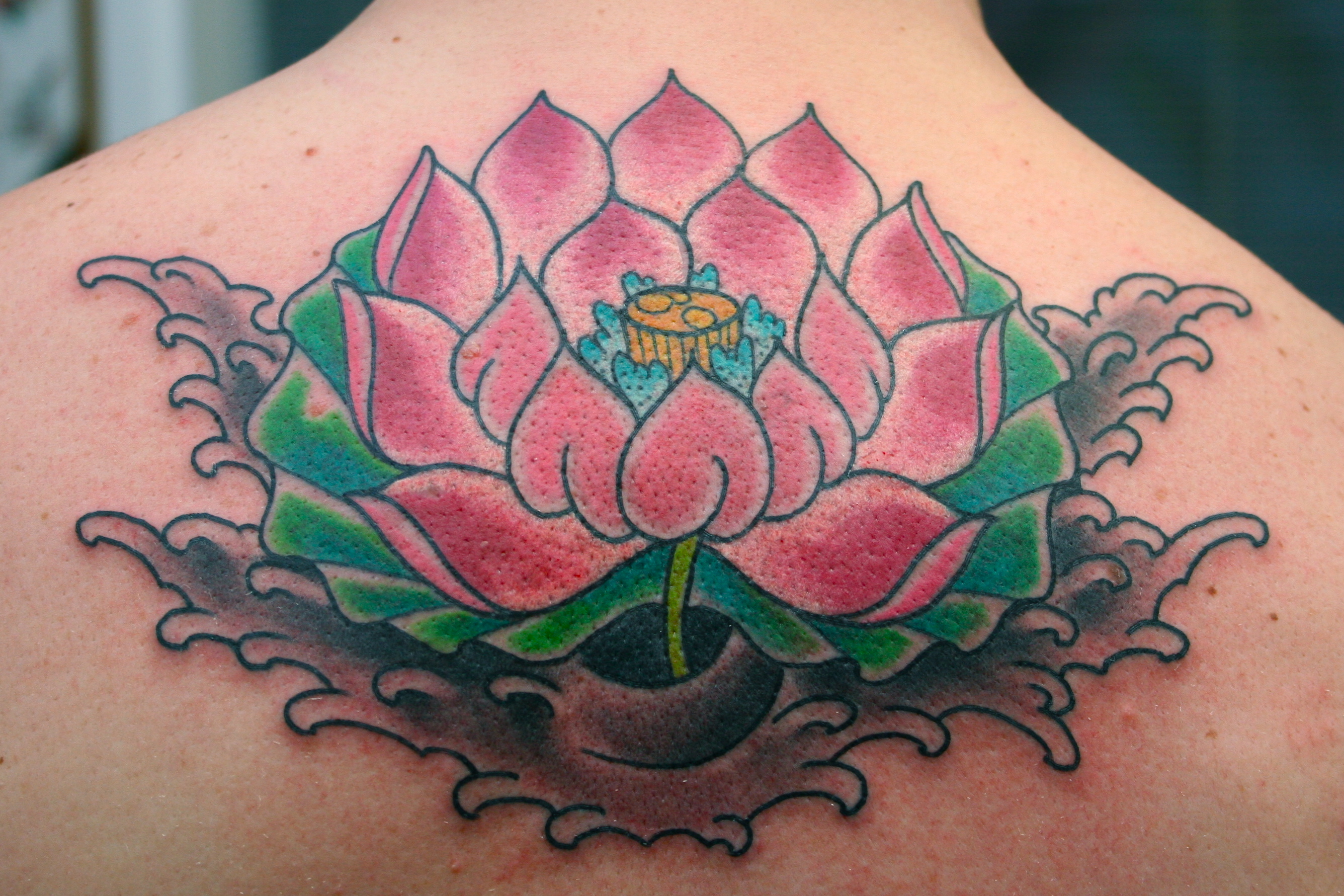 lotus traditional tattoos
